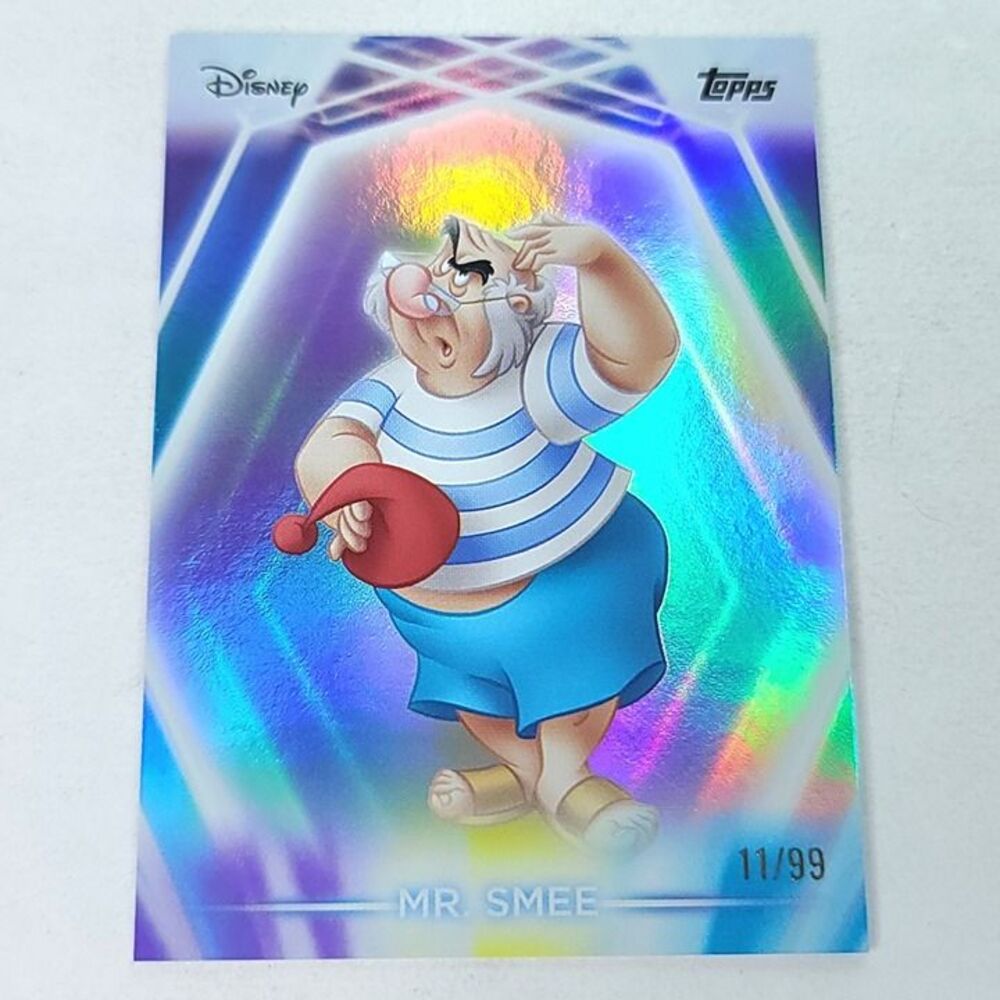 Mr. Smee Topps 2026 Disney Neon Holo Parallel Refractor Limited 11/99